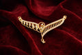 Royal Diamond Wing Gold Pendant