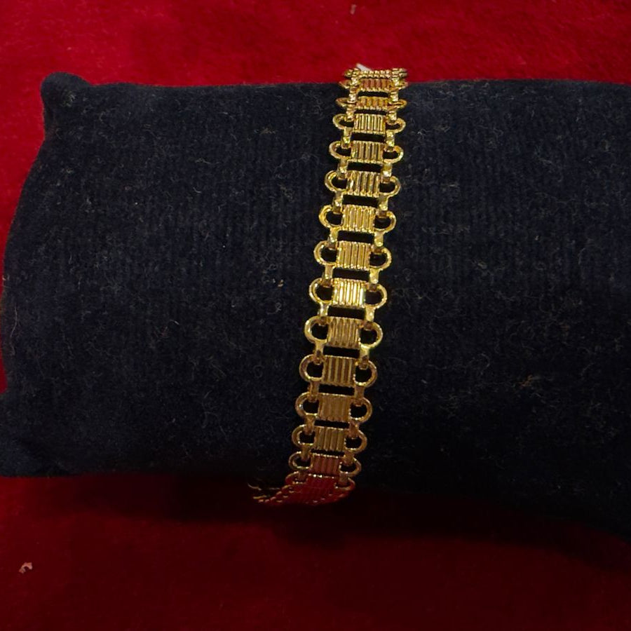 Geometric Link Gold Bracelet