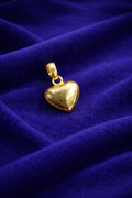 Elegant Heart Gold Pendant