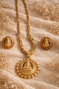 Royal Lakshmi Temple Gold Necklace Set