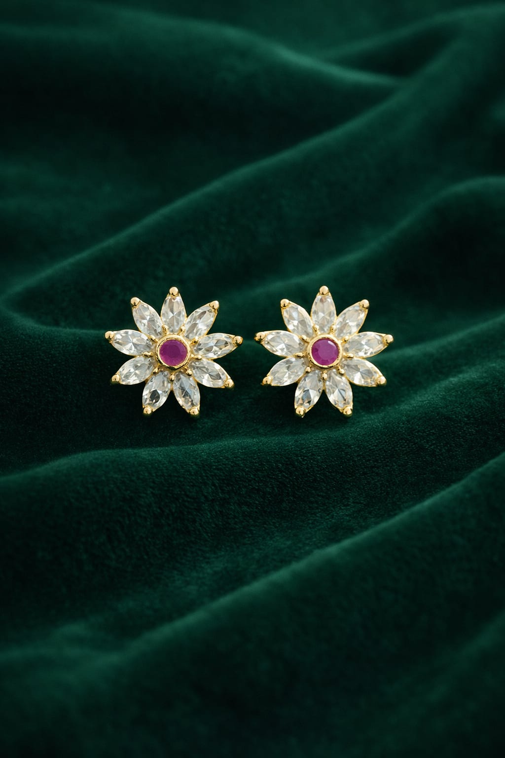 Floral Stud Earrings