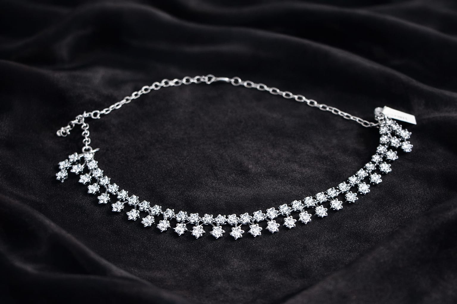 Star Crystal Choker Necklace