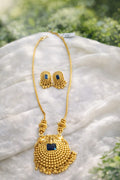 Lakshmi Motif Traditional Gold Necklace