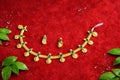 Emerald Coin Temple Necklace Set