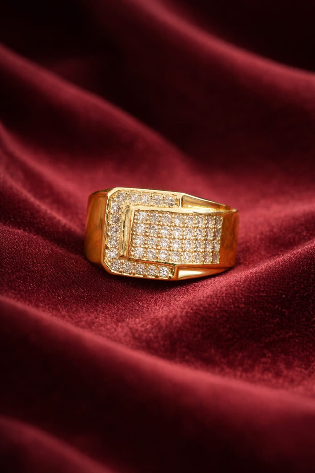 Luxury Pave Diamond Style Ring
