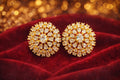 Luxury Diamond Cluster Gold Earrings