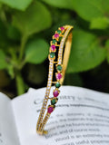 Emerald Ruby Grace Bracelet