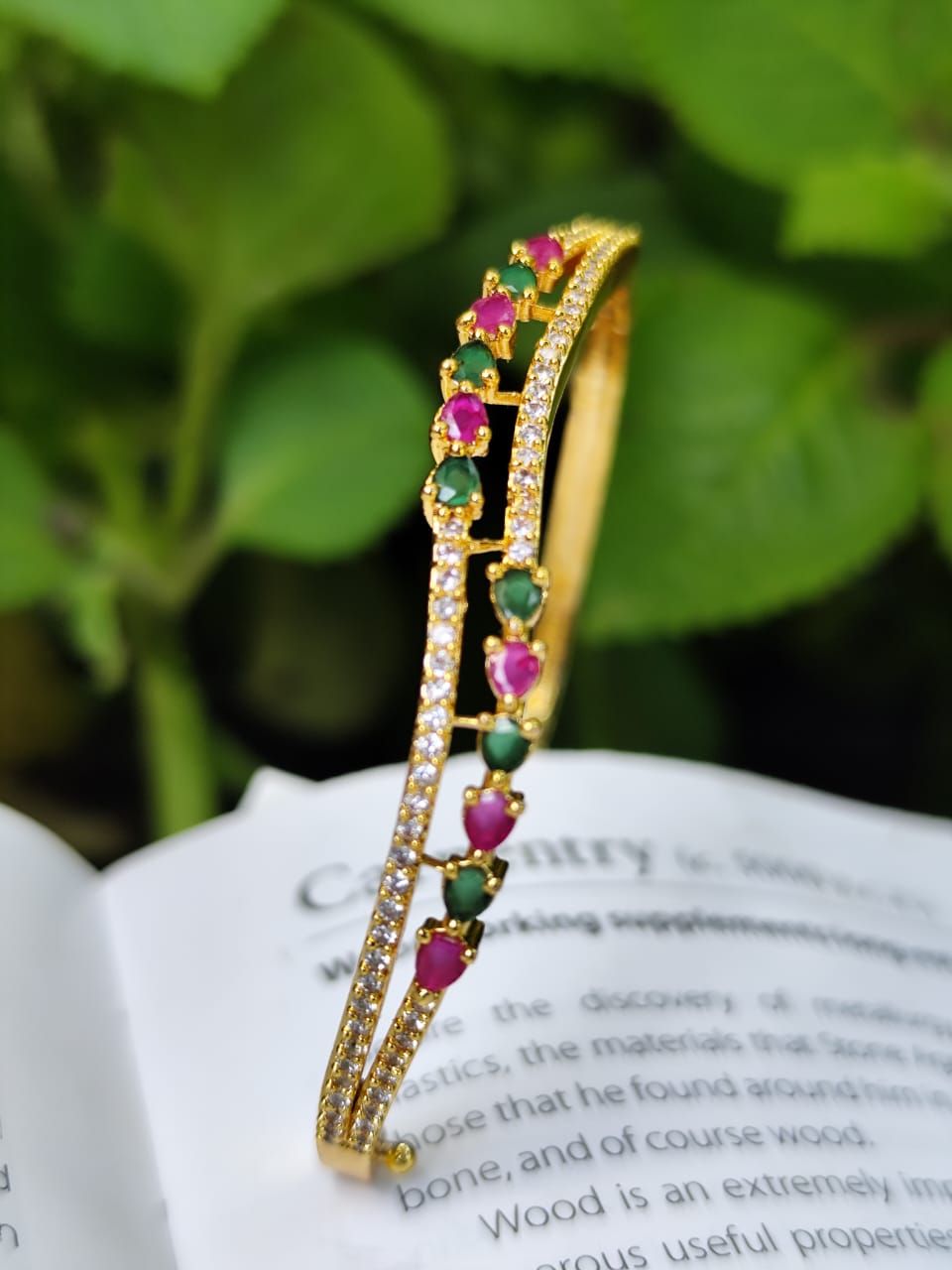 Emerald Ruby Grace Bracelet