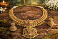 Peacock Heritage Temple Necklace Set