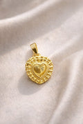 Classic Gold Filigree Heart Pendant