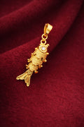 Elegant Gold Koi Fish Pendent