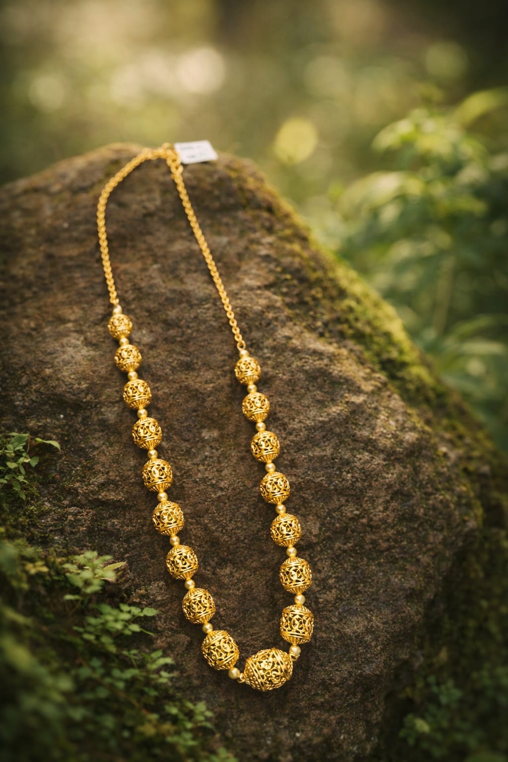 Antique Filigree Gold Bead Haram