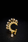 Muktavali Pearl Drop Nose Pin