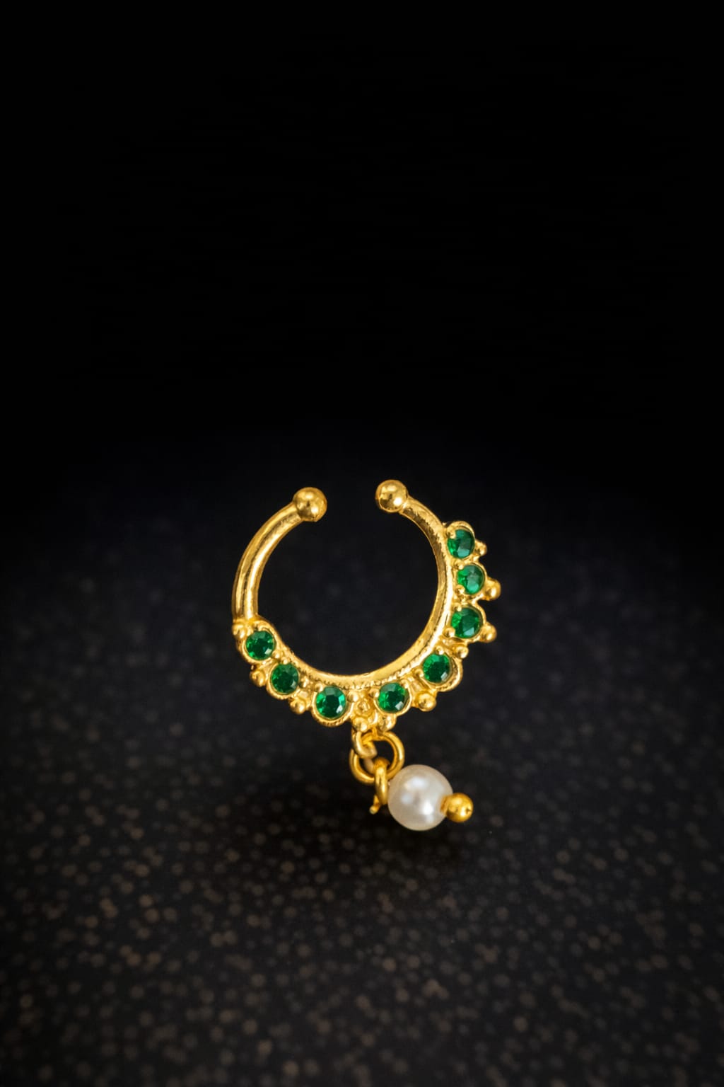 Haritha Pearl Glow Nose Ring