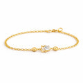 Star Stone Adjustable Gold Bracelet