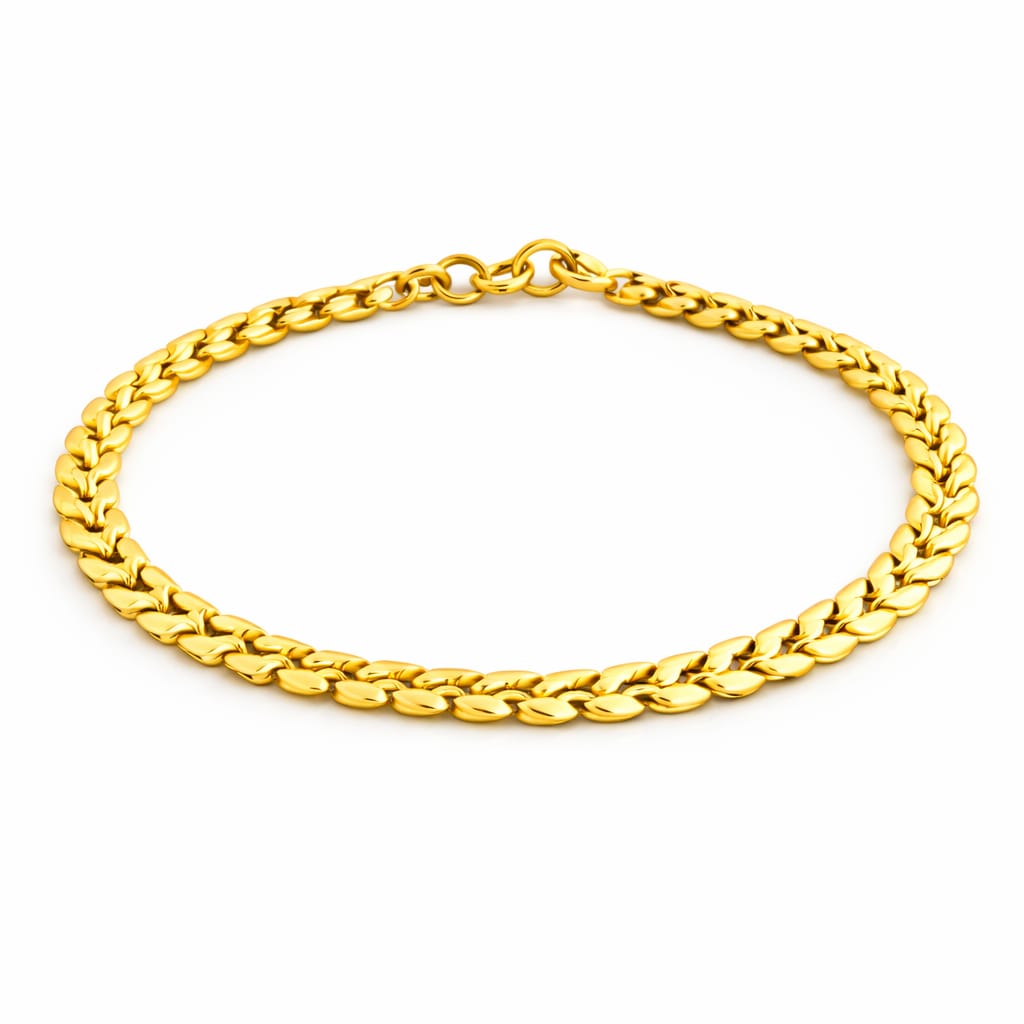 Classic Cuban Link Gold Bracelet