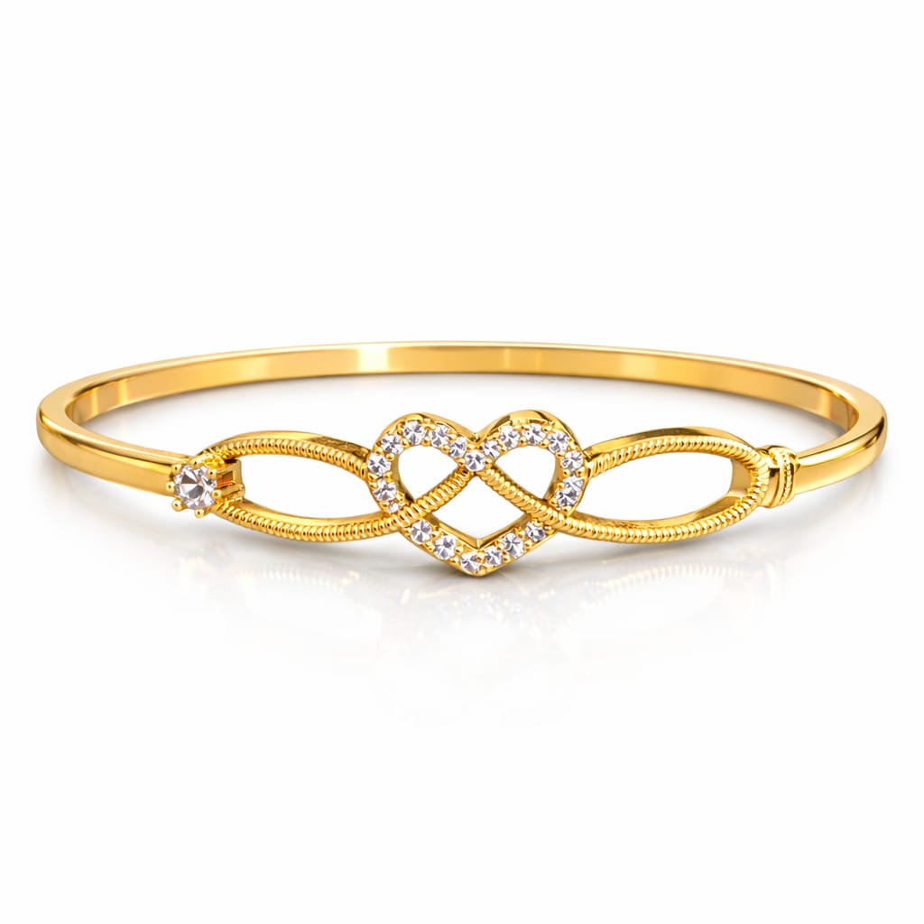 Infinite Love Heart Kada