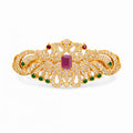 Royal Ruby Peacock Hair Brooch