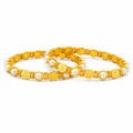 Heritage Coin & Pearl Gold Bangles