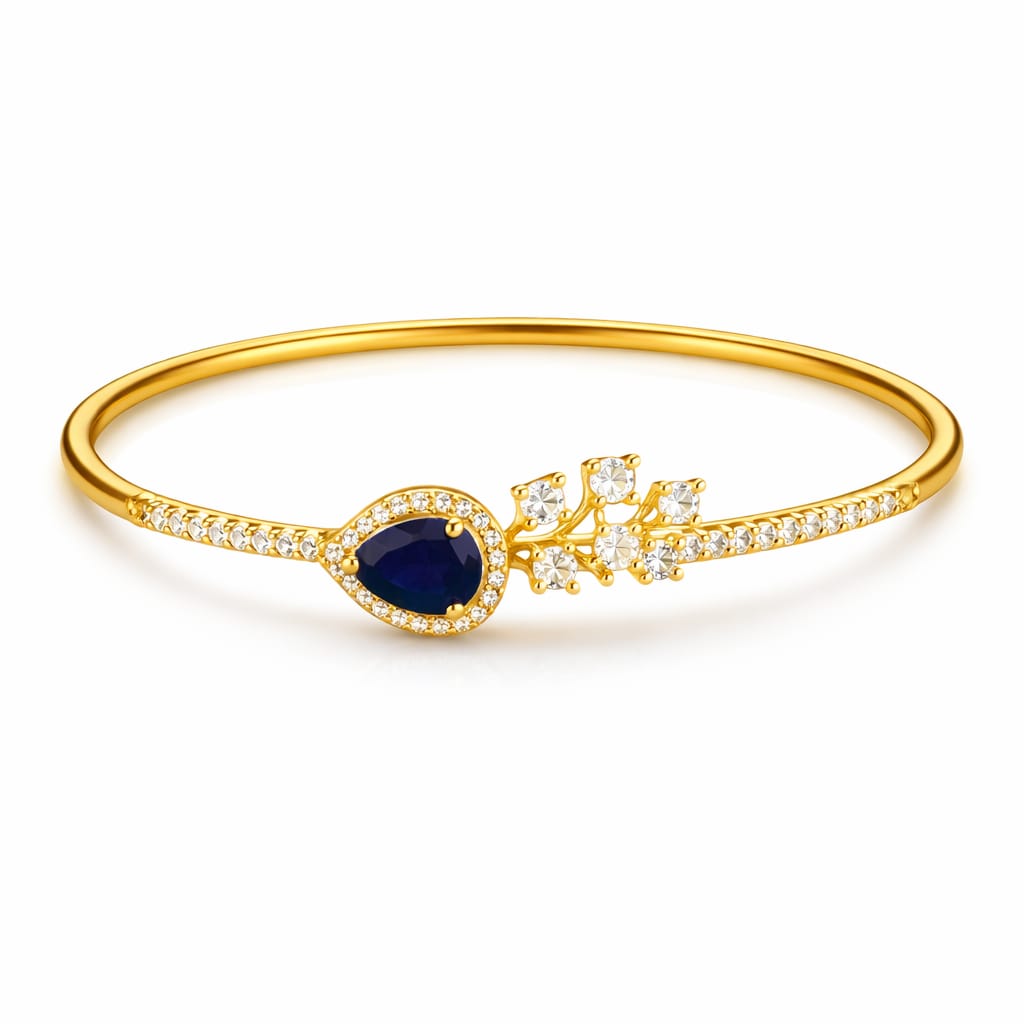 Sapphire Floral Diamond Khada