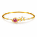 Sapphire Floral Diamond Khada