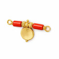 Traditional Coral Gold Pendant