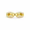 Crystal Chain Style Ring