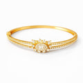 Sunburst Sparkle Zircon Gold Kada