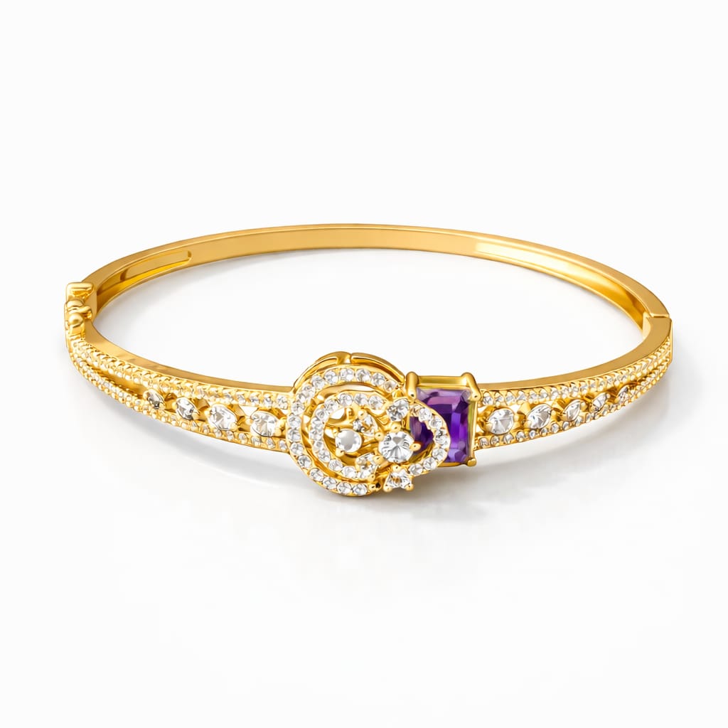 Radiance Zircon Gold Kada