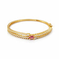 Royal Ruby Glow Zircon Kada