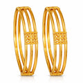 Classic Multi-Line Gold Bangles