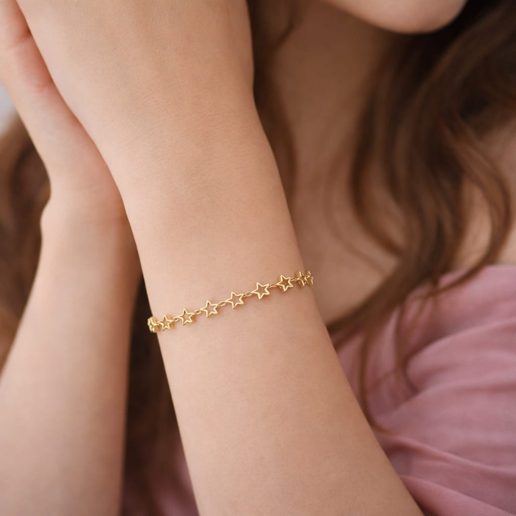 Starry Charm Gold Bracelet
