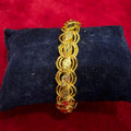 Designer Interlock Gold Bracelet