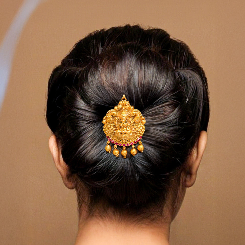Traditional Temple Jewellery Hair Brooch