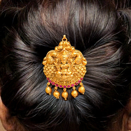 Traditional Temple Jewellery Hair Brooch