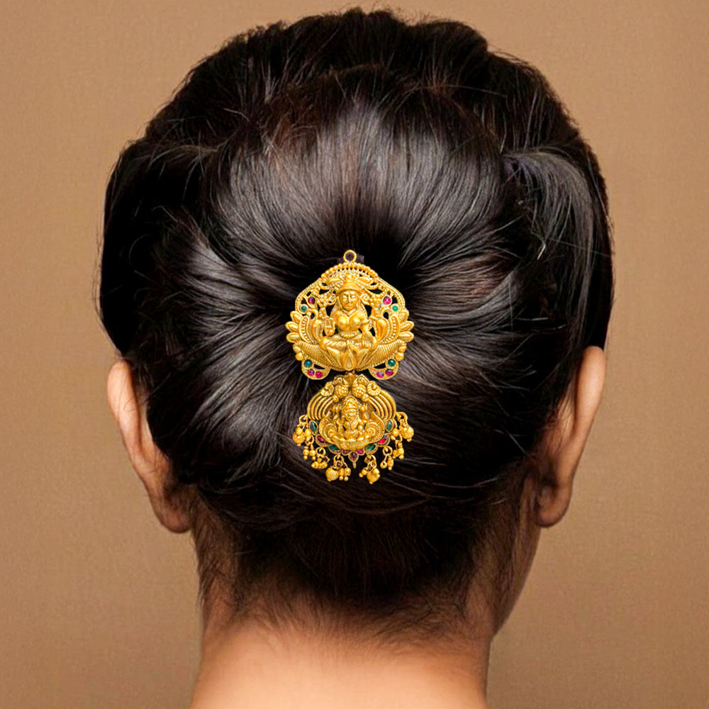 Traditional Temple Jewellery Hair Brooch