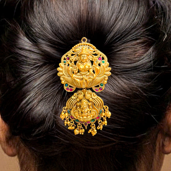 Traditional Temple Jewellery Hair Brooch